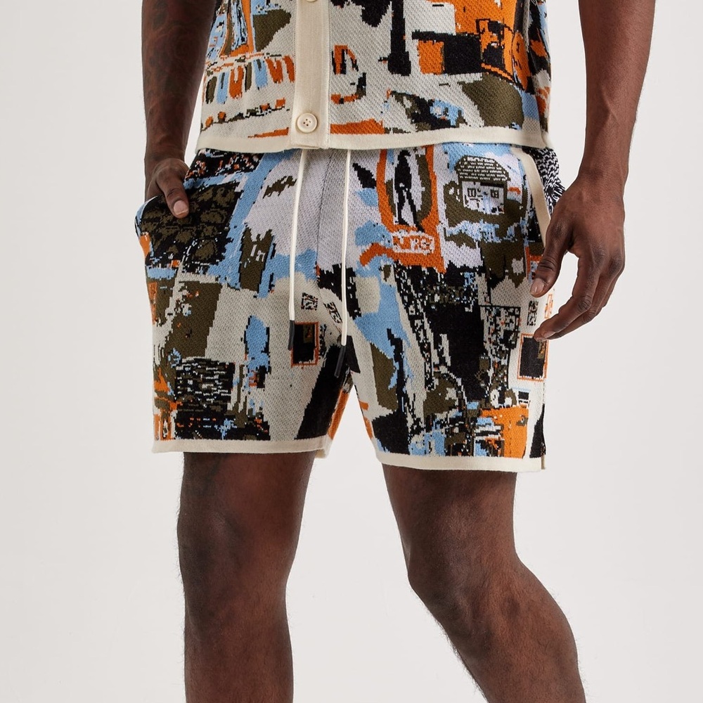 MENS CHAPTER BY KOHLI ONE IN A MILLION KNIT SHORTS Size Medium